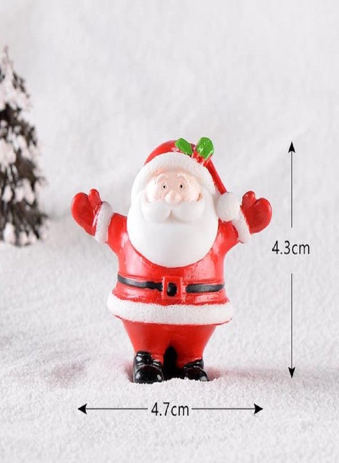 BHOOLU&GOOLU Cute Miniature Santa Claus for Decoration- 2 Pcs Set - Image 2